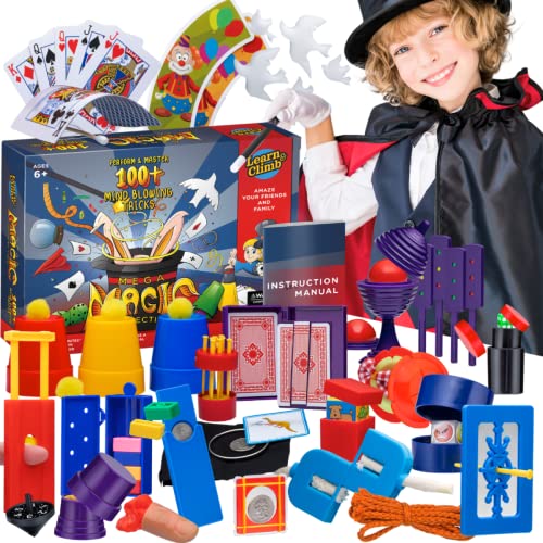 Playkidz Magic Show for Kids - Deluxe Set with Over 100 Tricks