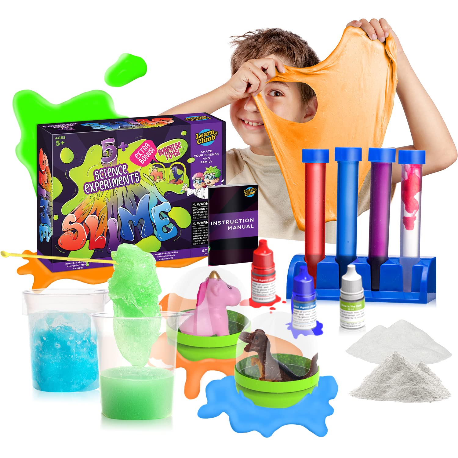 How to Make Slime at home/ My Slime Lab kit unboxing/ #Artncraftcreative 