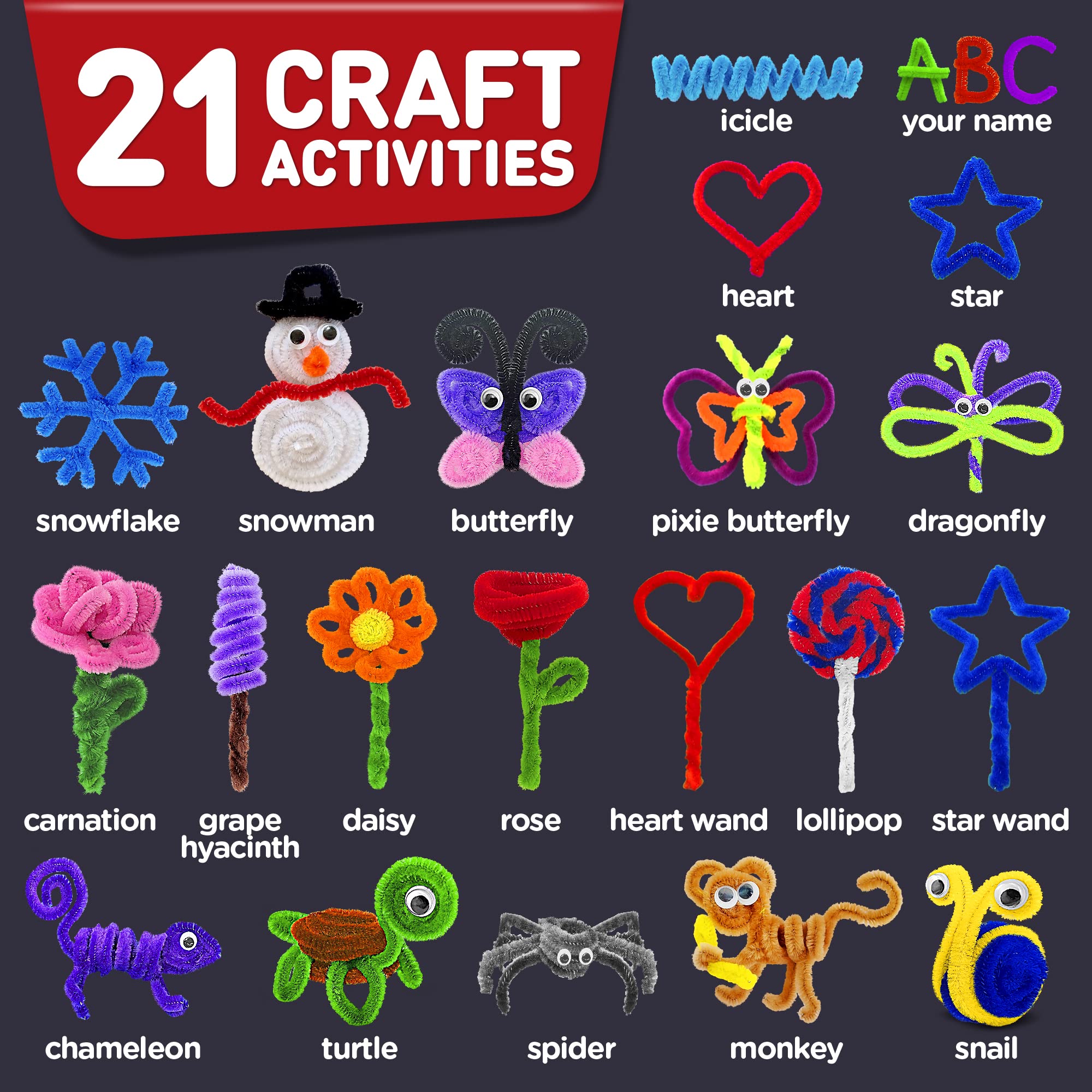 Arts and Crafts for Kids Aged 4-8, Toddler Craft Art Supplies Kit
