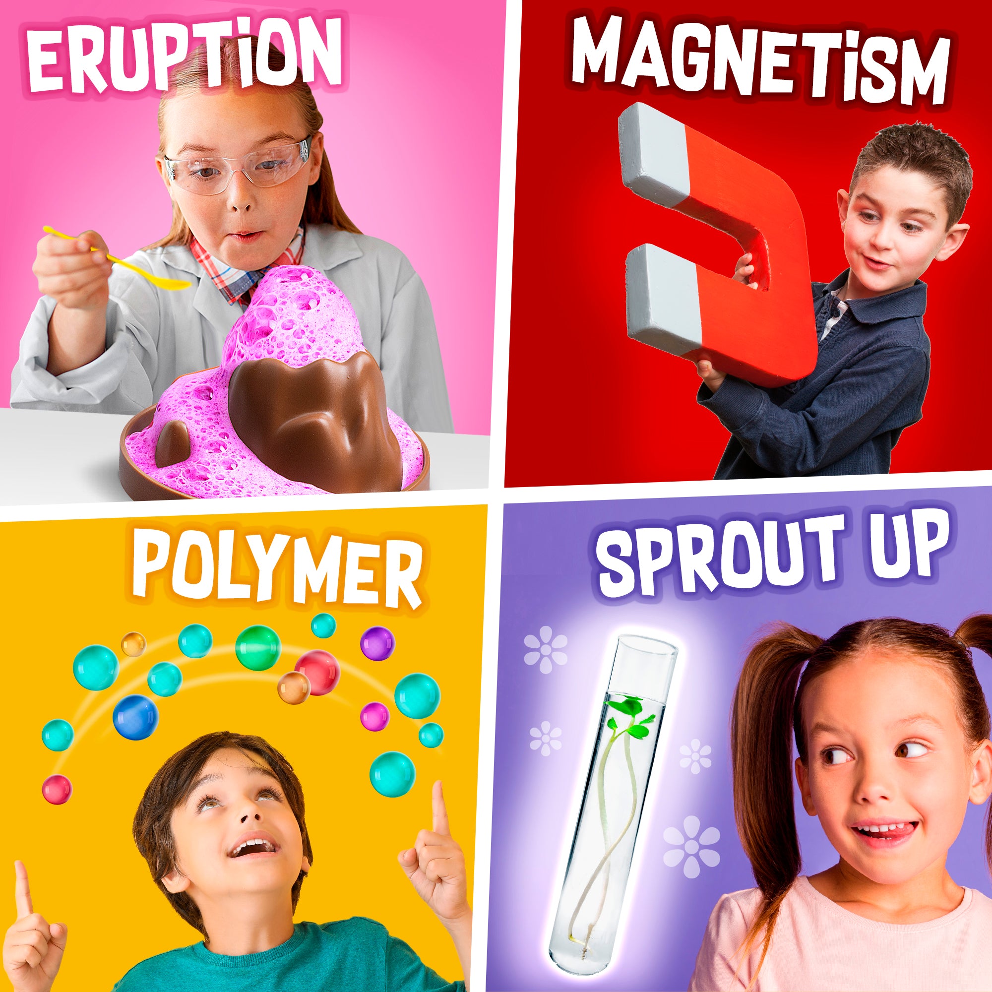 Learn & Climb 21 Science Experiments for Kids - Science Kit Gift Set 