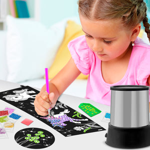HFCBO Gem Diamond Painting Kits for Kids-Arts and Crafts for Girls